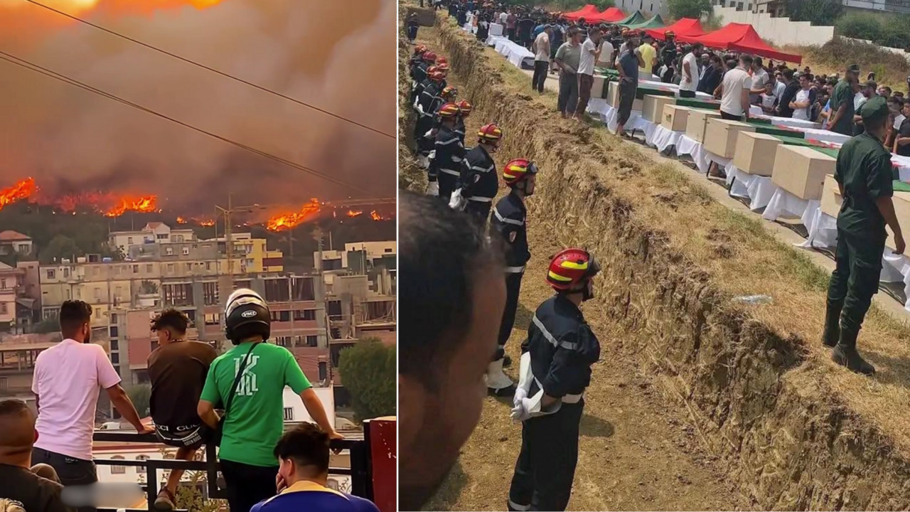 Mass burial reveals hidden toll of Algeria&rsquo;s deadly &lsquo;Black Wednesday&rsquo; wildfires